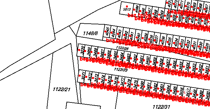Rožnov pod Radhoštěm 47874961 na parcele st. 3466 v KÚ Rožnov pod Radhoštěm, Katastrální mapa