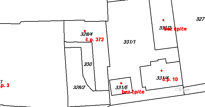 Objekt 48302961, Katastrální mapa