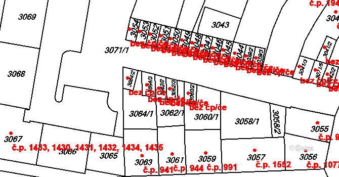 Sokolov 49549961 na parcele st. 3062/3 v KÚ Sokolov, Katastrální mapa