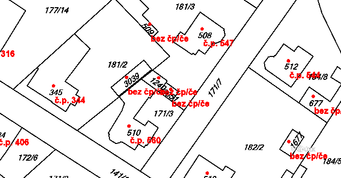 Neratovice 49879961 na parcele st. 3051 v KÚ Neratovice, Katastrální mapa