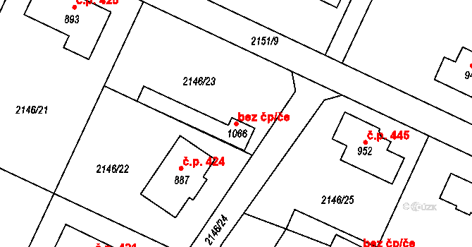 Skalice u České Lípy 106051962 na parcele st. 1066 v KÚ Skalice u České Lípy, Katastrální mapa