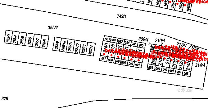Rychnov nad Kněžnou 44259964 na parcele st. 216/1 v KÚ Lipovka u Rychnova nad Kněžnou, Katastrální mapa