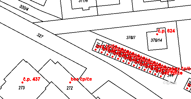 Postřelmov 44948964 na parcele st. 331 v KÚ Postřelmov, Katastrální mapa