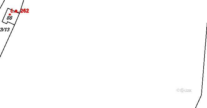Žďár 259, Ždírec, Katastrální mapa