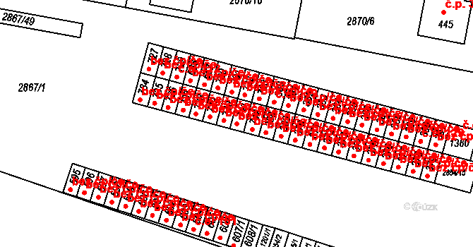Borovany 144, Katastrální mapa