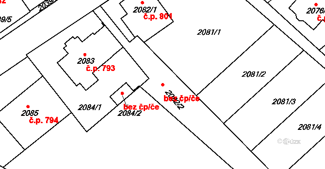 Rychnov nad Kněžnou 41994965 na parcele st. 2082/2 v KÚ Rychnov nad Kněžnou, Katastrální mapa