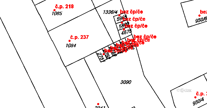 Chrudim 42028965 na parcele st. 2751 v KÚ Chrudim, Katastrální mapa