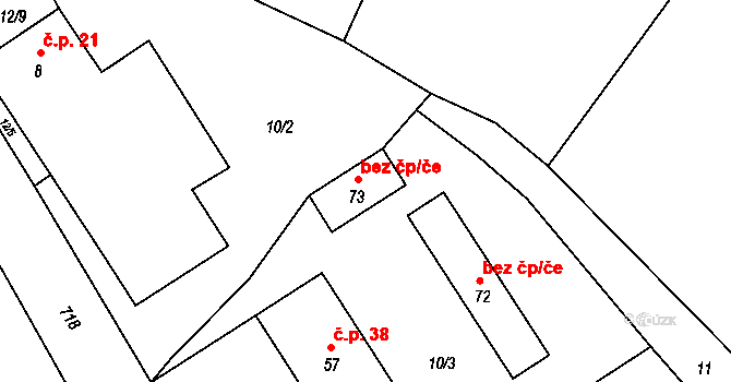 Jarošov nad Nežárkou 42549965 na parcele st. 73 v KÚ Zdešov, Katastrální mapa