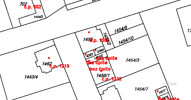 Šumperk 48515965 na parcele st. 4394 v KÚ Šumperk, Katastrální mapa