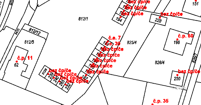 Jimramov 49238965 na parcele st. 183 v KÚ Trhonice, Katastrální mapa