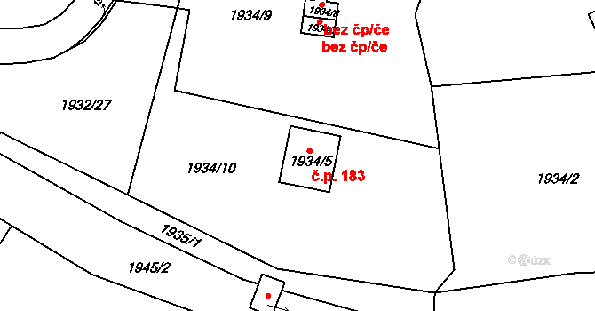 Objekt 42821967, Katastrální mapa