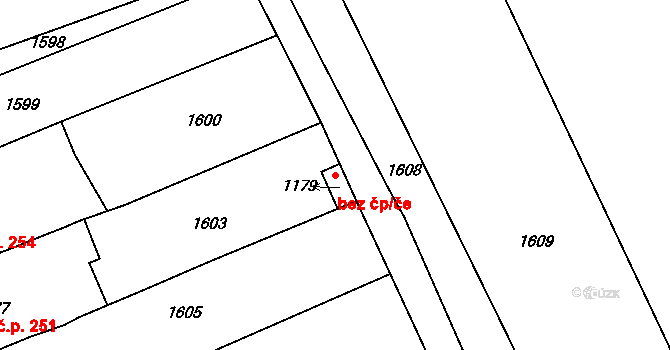 Velešovice 45876967 na parcele st. 1179 v KÚ Velešovice, Katastrální mapa