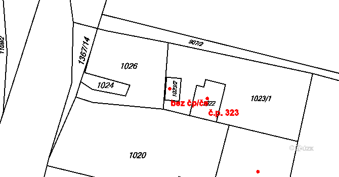 Bohumín 41414969 na parcele st. 1023/2 v KÚ Starý Bohumín, Katastrální mapa