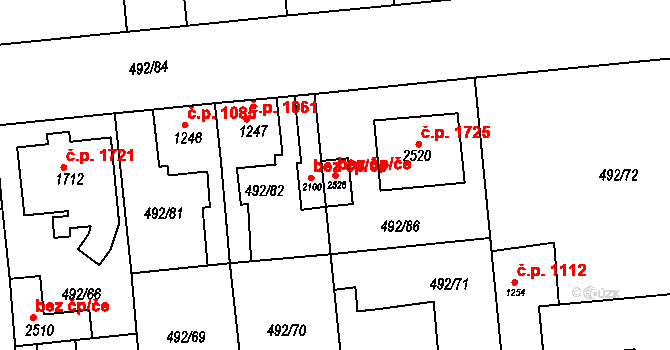 Lysá nad Labem 46425969 na parcele st. 2528 v KÚ Lysá nad Labem, Katastrální mapa
