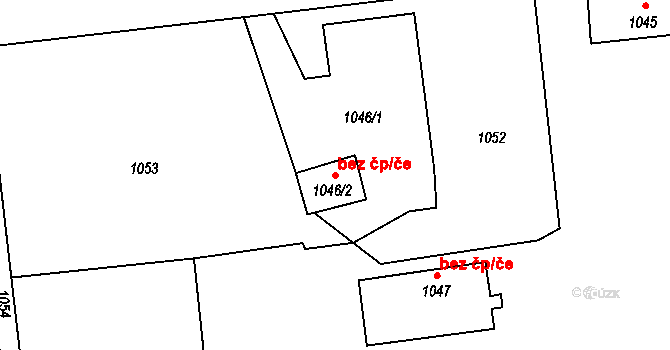 Bělotín 47513969 na parcele st. 1046/2 v KÚ Bělotín, Katastrální mapa