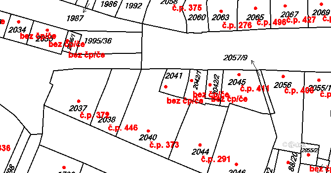 Velké Pavlovice 49839969 na parcele st. 2041 v KÚ Velké Pavlovice, Katastrální mapa