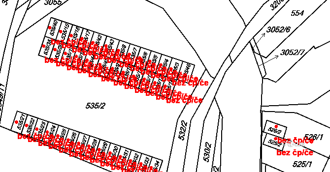 Rychnov nad Kněžnou 38489970 na parcele st. 535/14 v KÚ Rychnov nad Kněžnou, Katastrální mapa