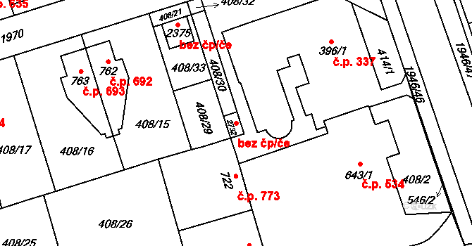 Třebechovice pod Orebem 91203970 na parcele st. 2732 v KÚ Třebechovice pod Orebem, Katastrální mapa