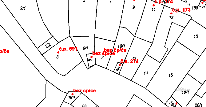 Dolní Kounice 41838971 na parcele st. 8 v KÚ Dolní Kounice, Katastrální mapa