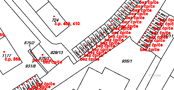 Prachatice 46169971 na parcele st. 1348/3 v KÚ Prachatice, Katastrální mapa