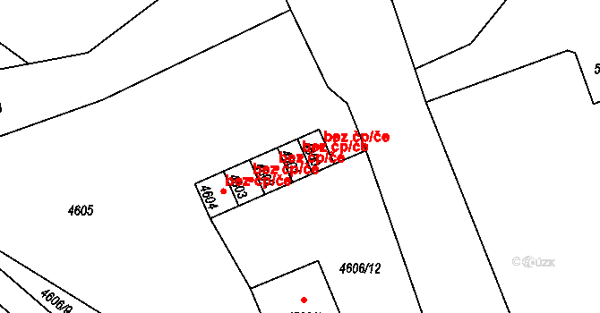 Bystřice 46337971 na parcele st. 4601 v KÚ Bystřice nad Olší, Katastrální mapa