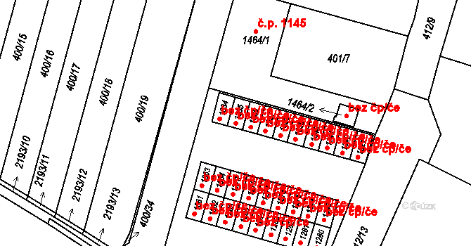 Přelouč 48585971 na parcele st. 1335 v KÚ Přelouč, Katastrální mapa