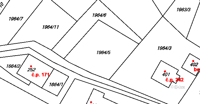 Oldřiš 246, Katastrální mapa