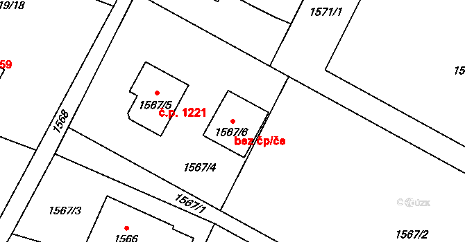 Dětmarovice 42072972 na parcele st. 1567/6 v KÚ Dětmarovice, Katastrální mapa