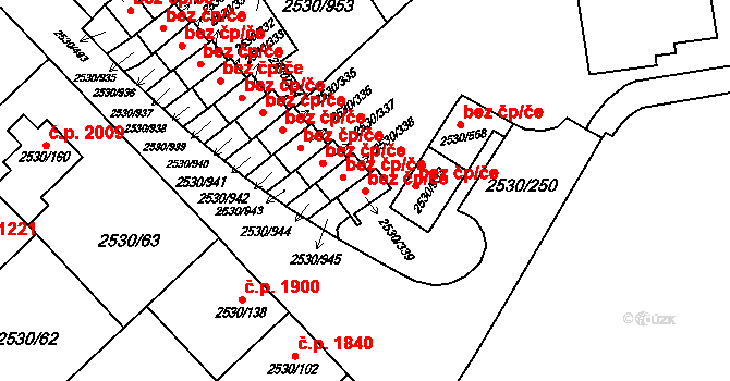 Opava 47940972 na parcele st. 2530/339 v KÚ Opava-Předměstí, Katastrální mapa