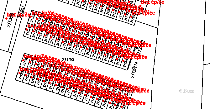 Dobruška 49797972 na parcele st. 2113/60 v KÚ Dobruška, Katastrální mapa