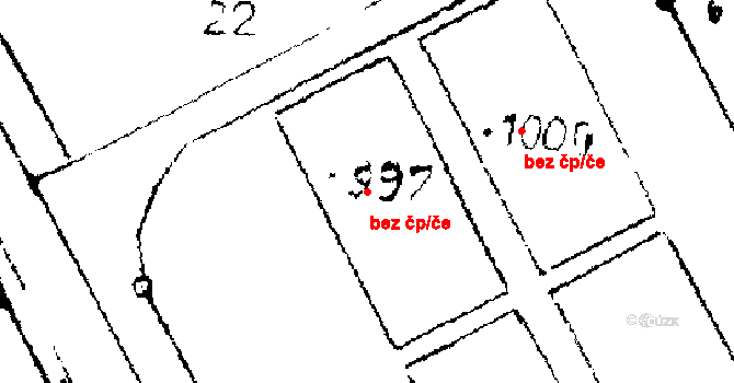 Červená Voda 27, Katastrální mapa