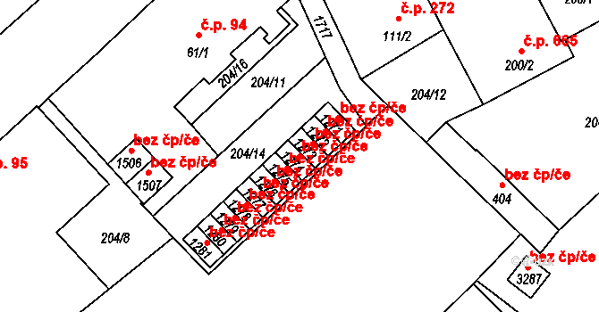 Mariánské Lázně 38789973 na parcele st. 1274 v KÚ Úšovice, Katastrální mapa