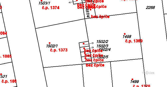 Praha 49788973 na parcele st. 1502/2 v KÚ Holešovice, Katastrální mapa
