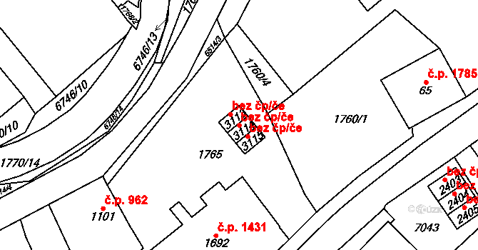 Kraslice 81233973 na parcele st. 3114 v KÚ Kraslice, Katastrální mapa