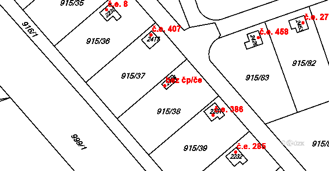 Hradec Králové 40272974 na parcele st. 2706 v KÚ Nový Hradec Králové, Katastrální mapa