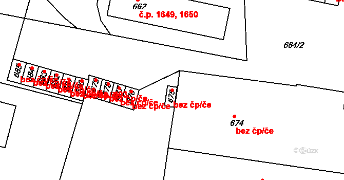 Česká Lípa 45908974 na parcele st. 675 v KÚ Česká Lípa, Katastrální mapa