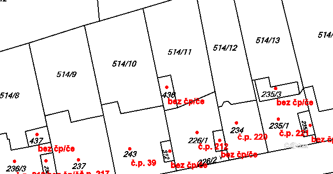 Tetín 43428975 na parcele st. 436 v KÚ Tetín u Berouna, Katastrální mapa