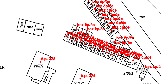 Jablůnka 39526976 na parcele st. 2098/4 v KÚ Jablůnka, Katastrální mapa