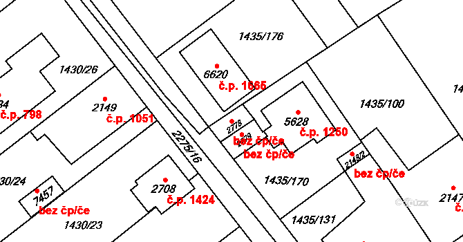 Beroun 46949976 na parcele st. 2778 v KÚ Beroun, Katastrální mapa