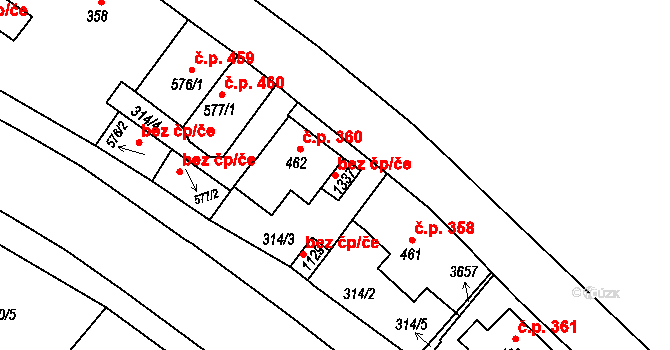 Hejnice 49958976 na parcele st. 1337 v KÚ Hejnice, Katastrální mapa