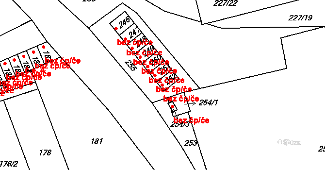 Velké Opatovice 21, Katastrální mapa