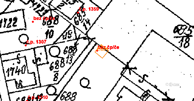 Lanžhot 102829977 na parcele st. 2106/1 v KÚ Lanžhot, Katastrální mapa
