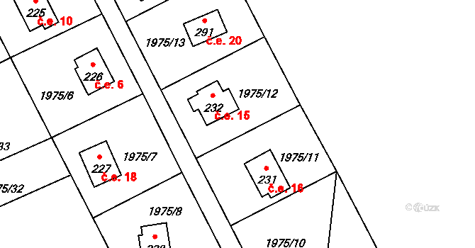 Kochnov 15, Olbramovice na parcele st. 232 v KÚ Olbramovice u Votic, Katastrální mapa