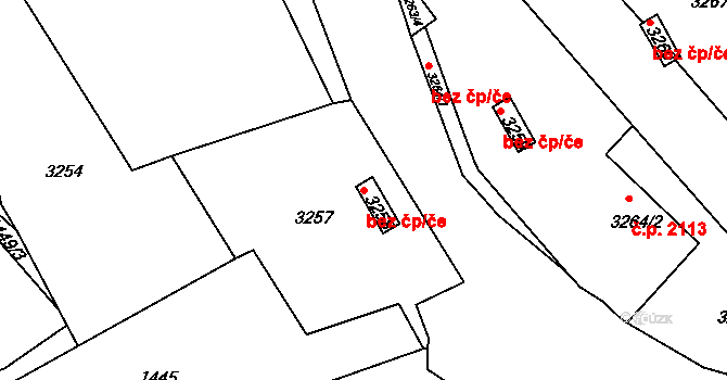 Chomutov 43028977 na parcele st. 3258 v KÚ Chomutov II, Katastrální mapa