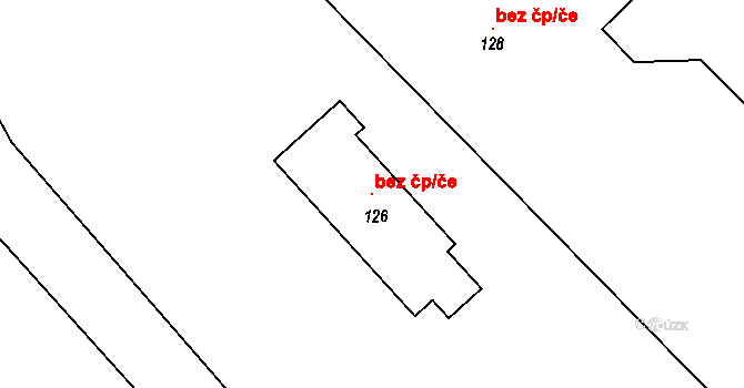 Křečovice 43474977 na parcele st. 126 v KÚ Hořetice, Katastrální mapa