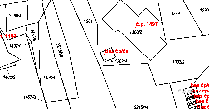Rychnov nad Kněžnou 145925978 na parcele st. 1302/4 v KÚ Rychnov nad Kněžnou, Katastrální mapa