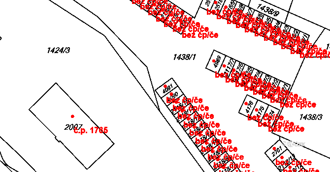 Šumperk 47608978 na parcele st. 4091 v KÚ Šumperk, Katastrální mapa
