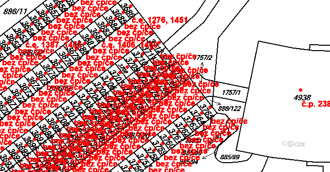 Blansko 39812979 na parcele st. 3748 v KÚ Blansko, Katastrální mapa