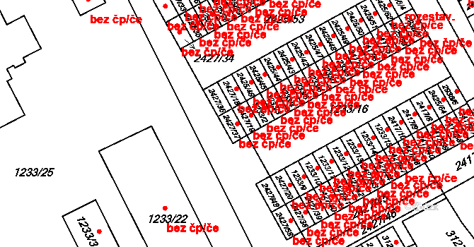 Rychnov nad Kněžnou 38483980 na parcele st. 2427/37 v KÚ Rychnov nad Kněžnou, Katastrální mapa