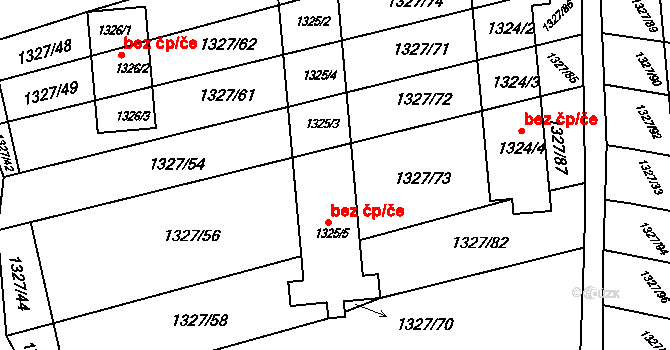 Kyjov 41572980 na parcele st. 1325/5 v KÚ Bohuslavice u Kyjova, Katastrální mapa